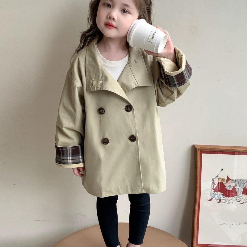 Kids Outdoor Jacket - Girls Coat Windbreak Jacket Cotton Outwear
