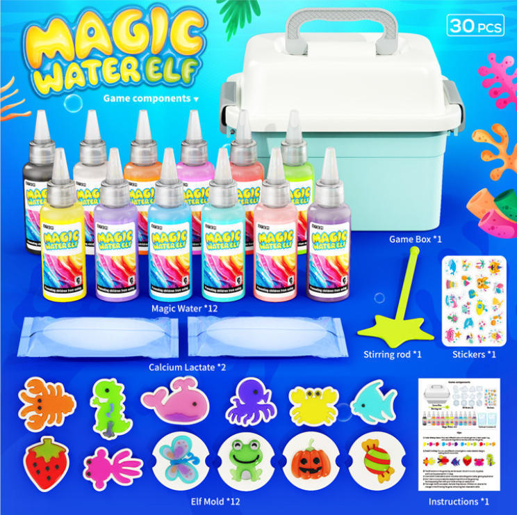 Kids Outdoor Tools - Magic Gel Water Beads Toy: 12-Pack