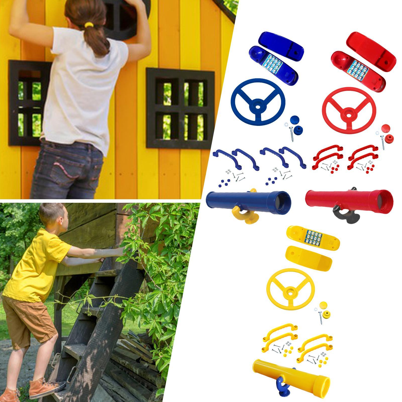 Kids Playground Toy Steering W - Kids Outdoor Climbing Frame recension och pris