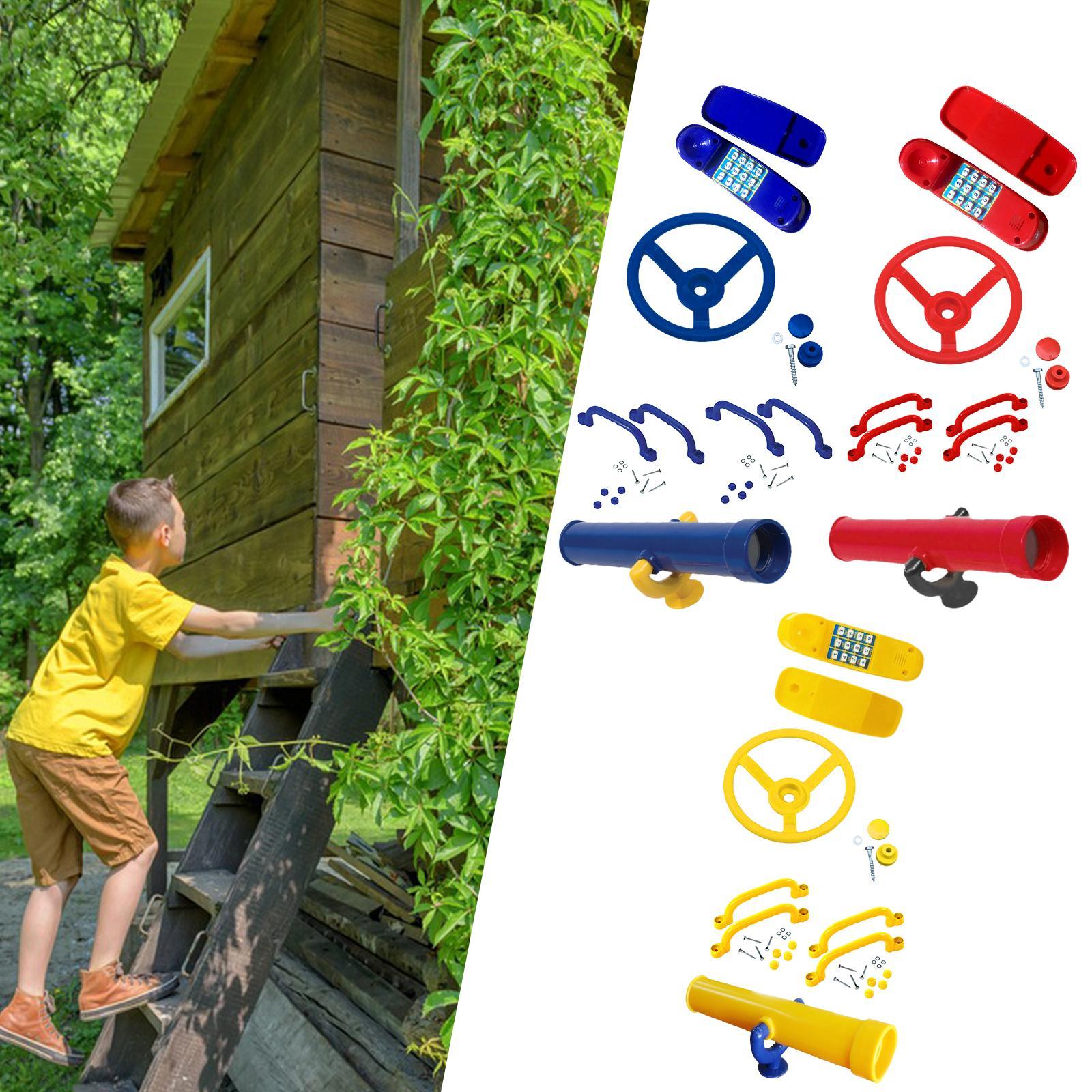 Kids Playground Toy Steering W - Kids Outdoor Climbing Frame recension och pris