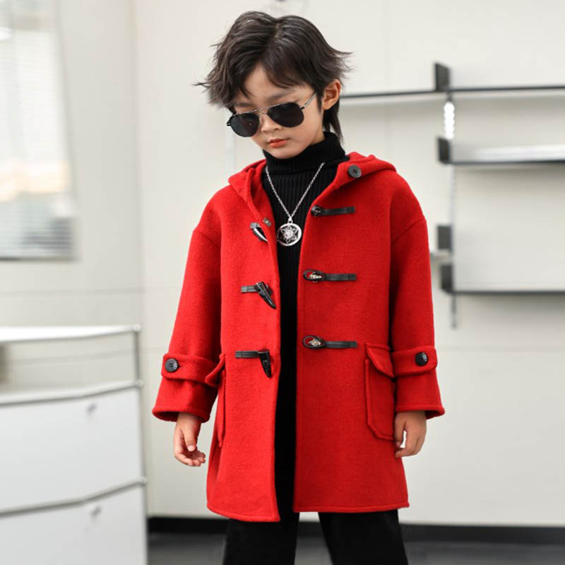 Children Winter Red Green Wool - Kids Outdoor Jacket recension och pris