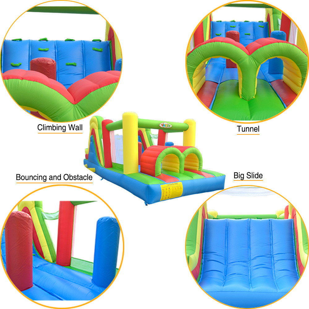 Colorful Inflatable Bounce Hou - Kids Outdoor Jumping Toys recension och pris