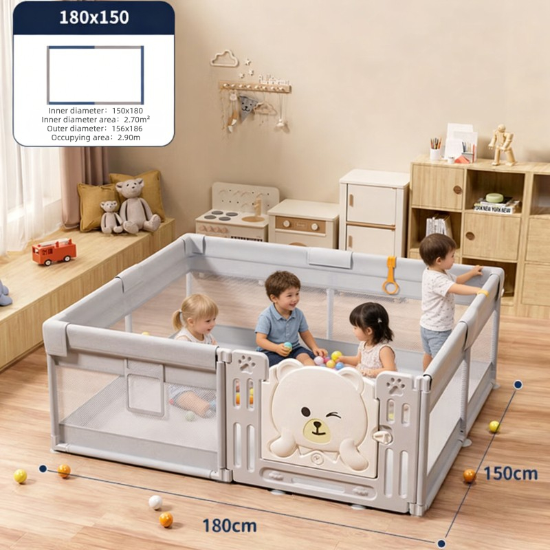 IMBABY 180x150cm Baby Playpen  - Kids Outdoor Fence recension och pris