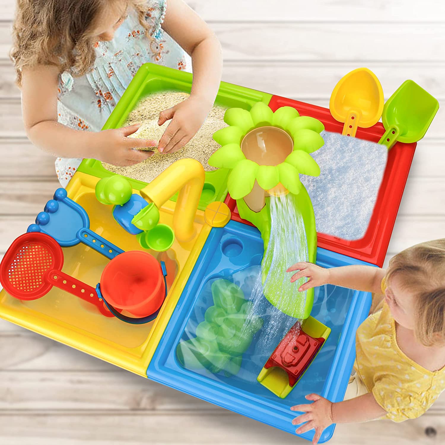 Beach Table Sand Play Toys Chi - Kids Outdoor Tools recension och pris