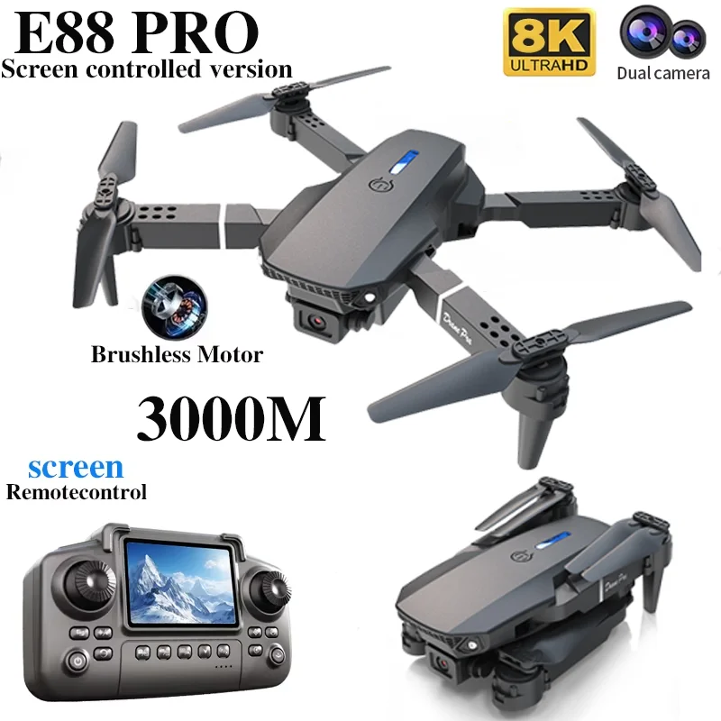 Professional E88 PRO Drone wit - Kids Outdoor Exercise Equipment recension och pris