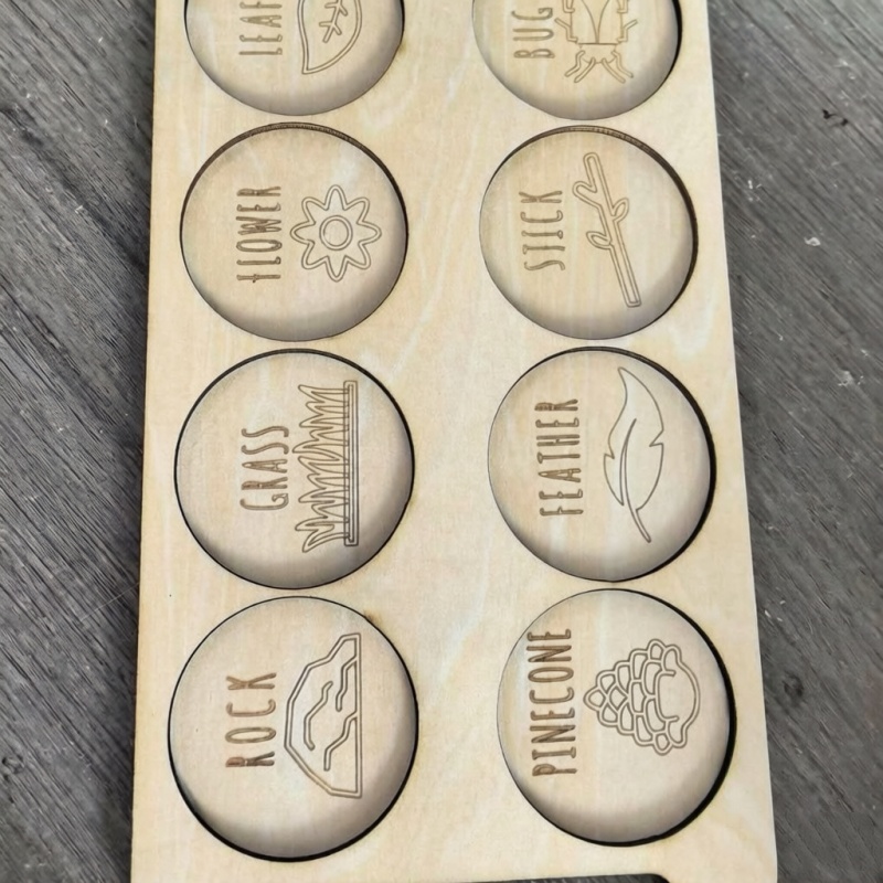 Portable Wooden Bug Scavenger  - Kids Outdoor Scavenger Hunt recension och pris