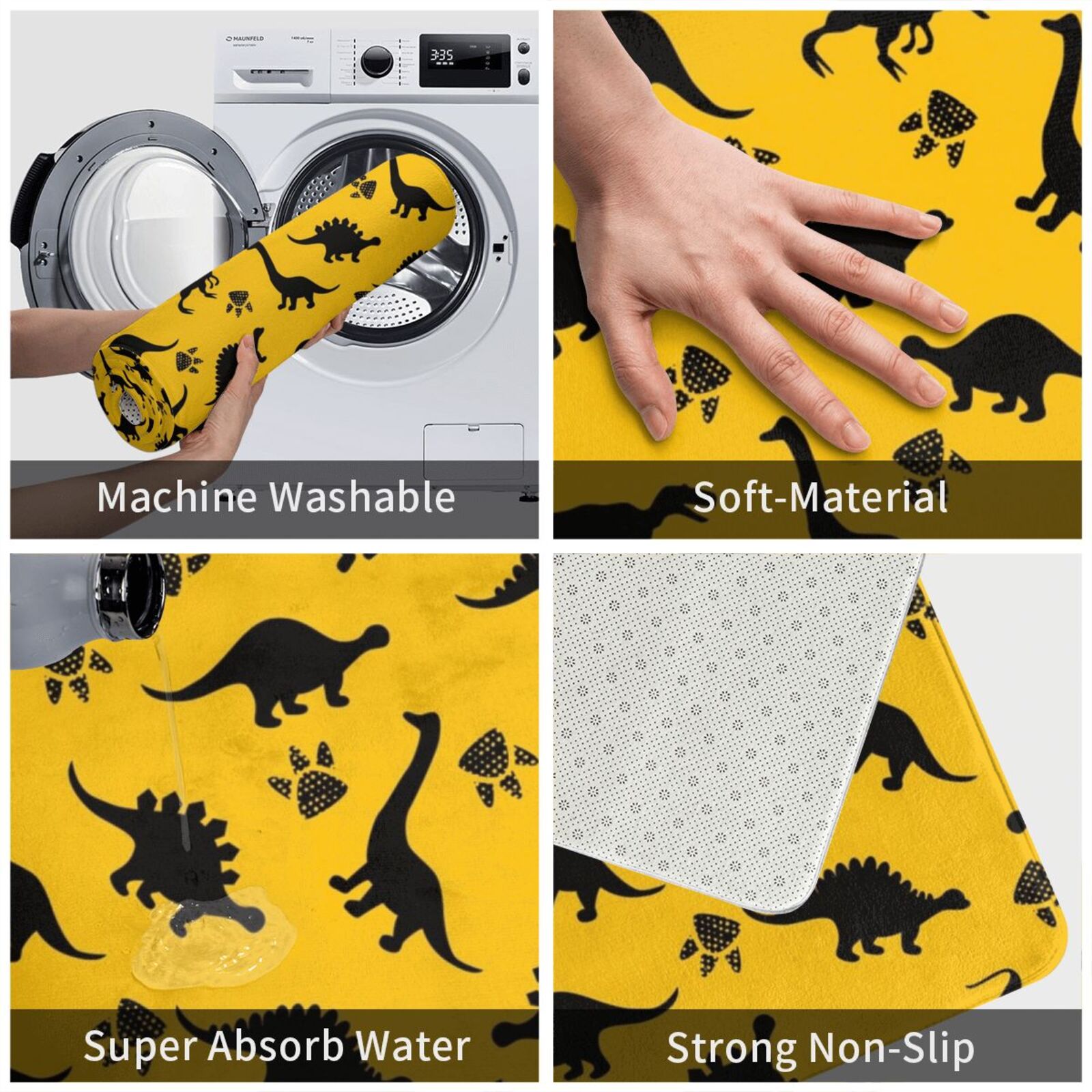 Dinosaurs Cartoon Carpet Mat R - Kids Outdoor Floor Cushions recension och pris