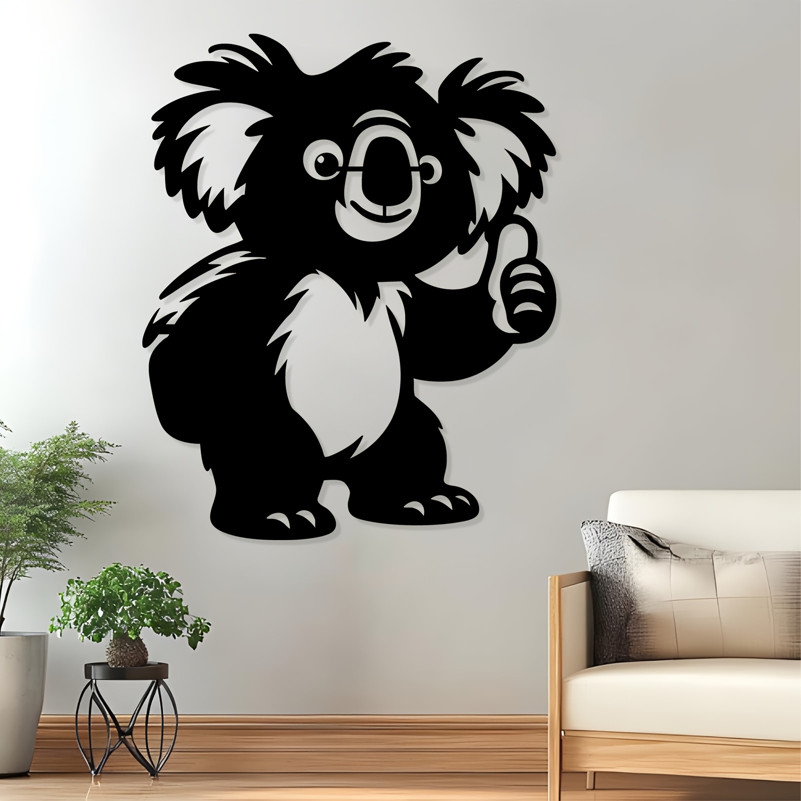1PC Cute Koala Aluminum Metal  - Kids Outdoor Fence recension och pris