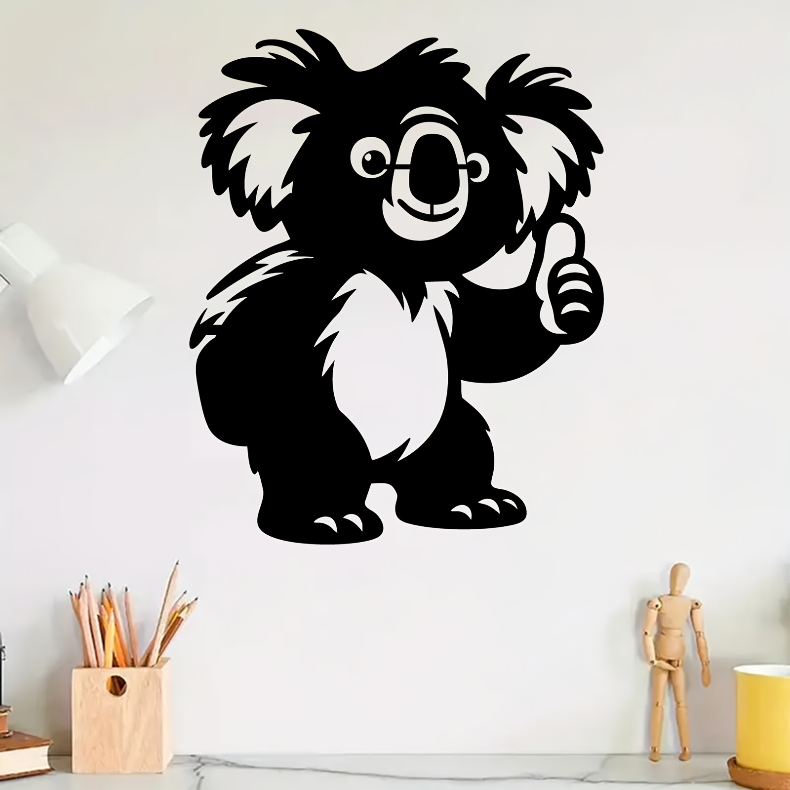 1PC Cute Koala Aluminum Metal  - Kids Outdoor Fence recension och pris