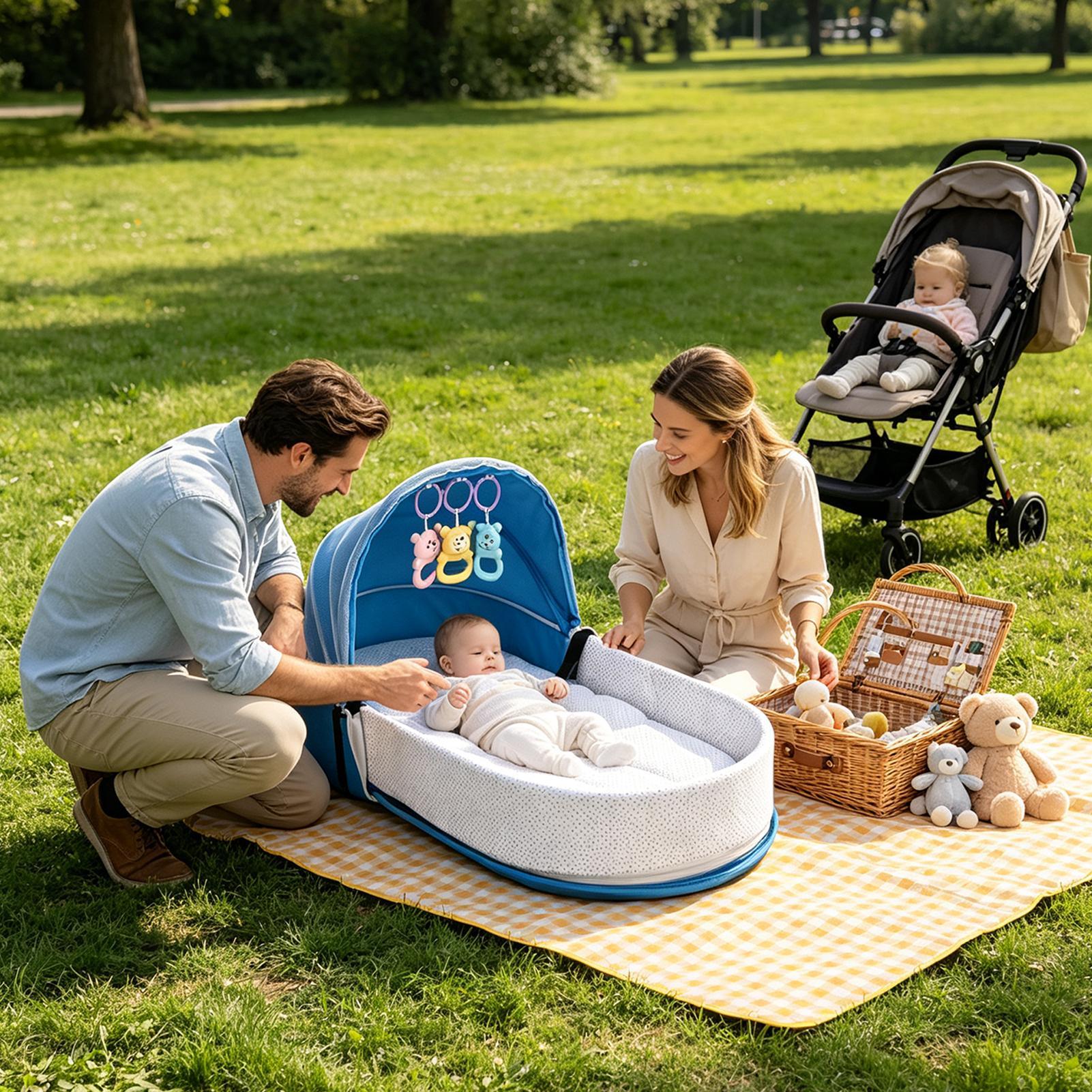 Travel Bed For Kids Foldable B - Kids Outdoor Fence recension och pris