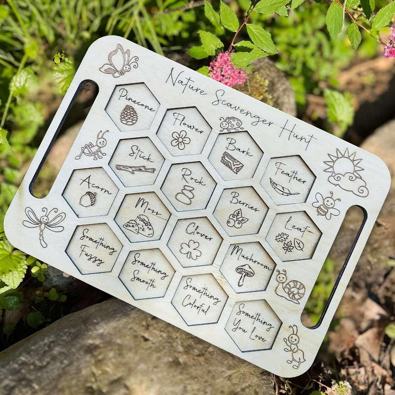 Scavenger Board For Kids Woode - Kids Outdoor Scavenger Hunt recension och pris