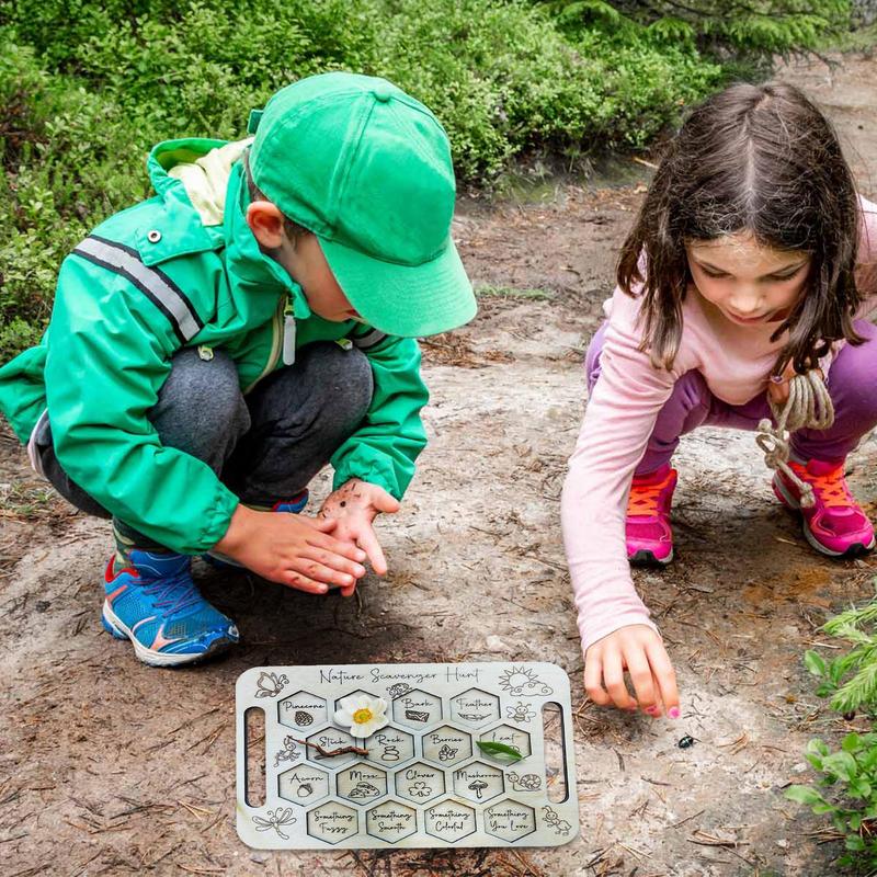 Scavenger Board For Kids Woode - Kids Outdoor Scavenger Hunt recension och pris