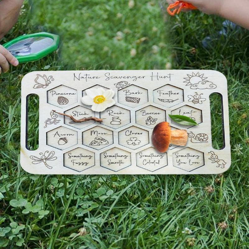 Scavenger Board For Kids Woode - Kids Outdoor Scavenger Hunt recension och pris