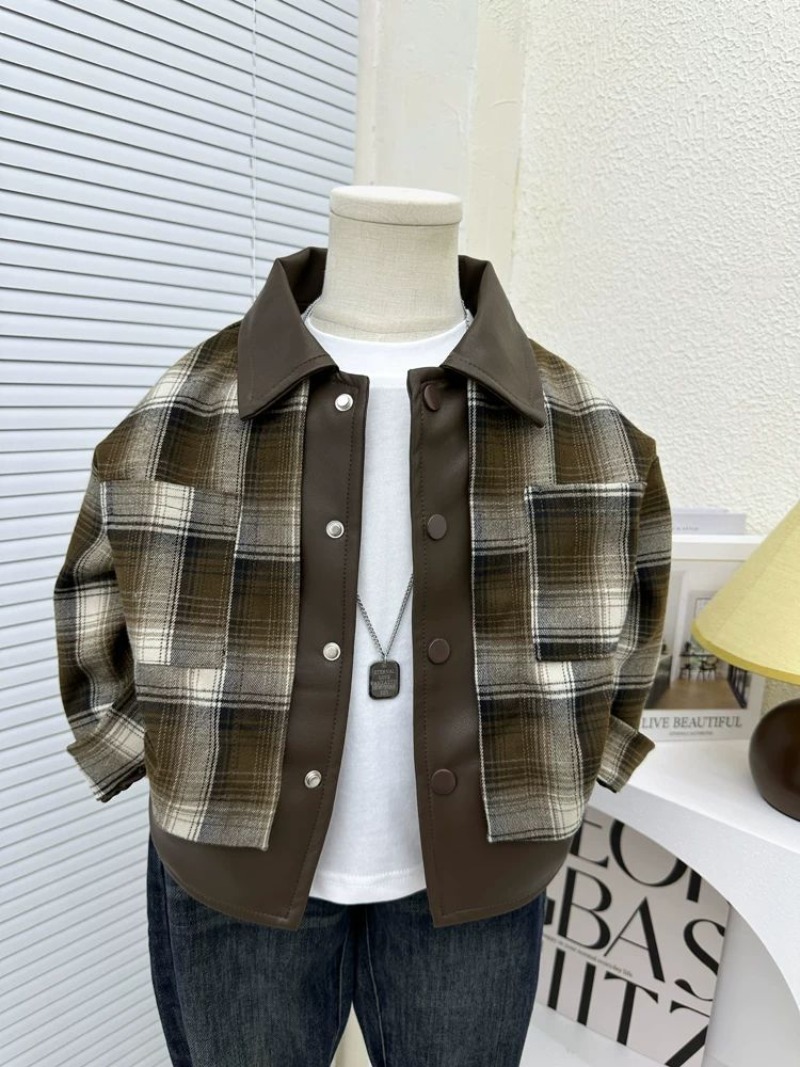 Children's Plaid Jacket Boys S - Kids Outdoor Jacket recension och pris