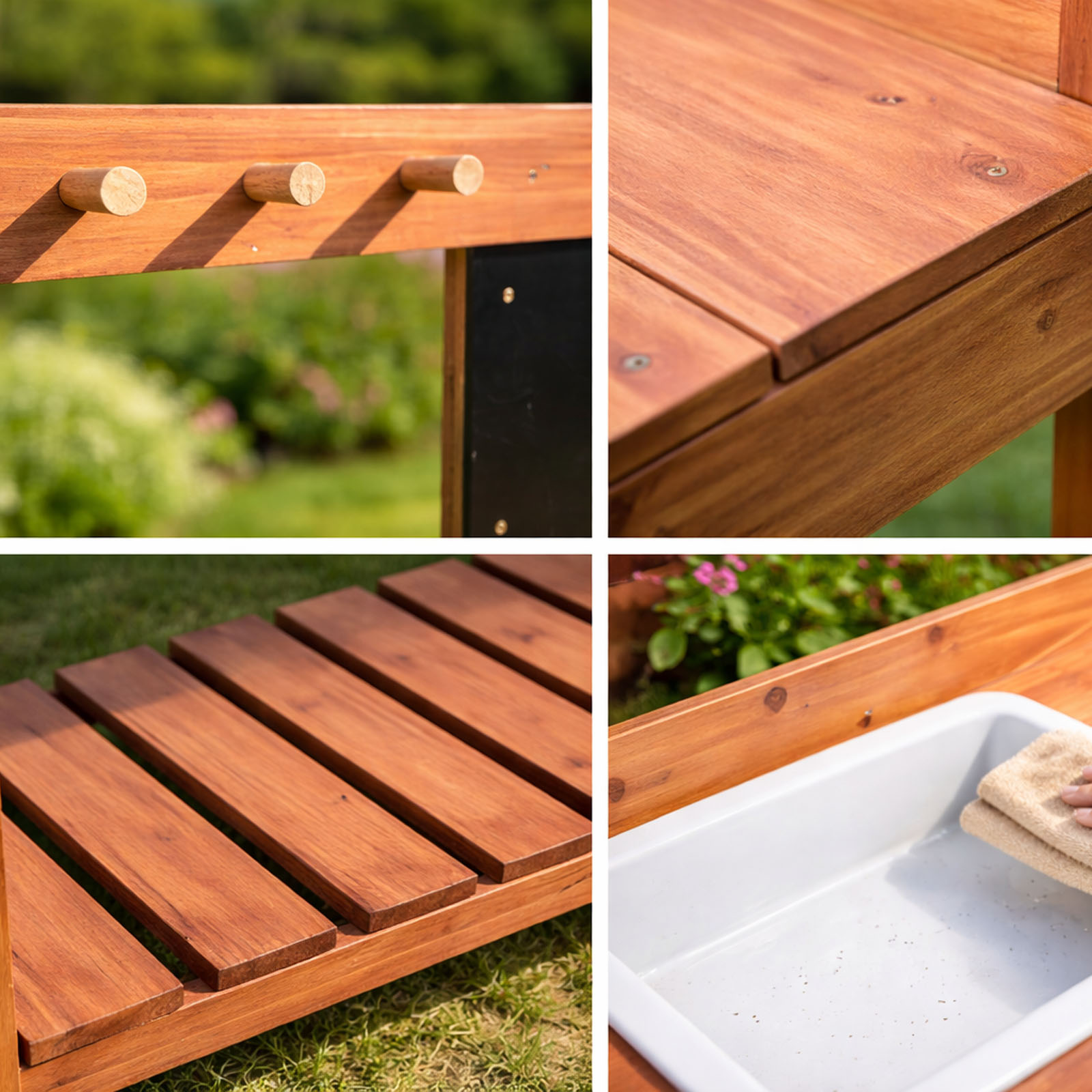 Wooden Potting Benches For Chi - Kids Outdoor Tools recension och pris