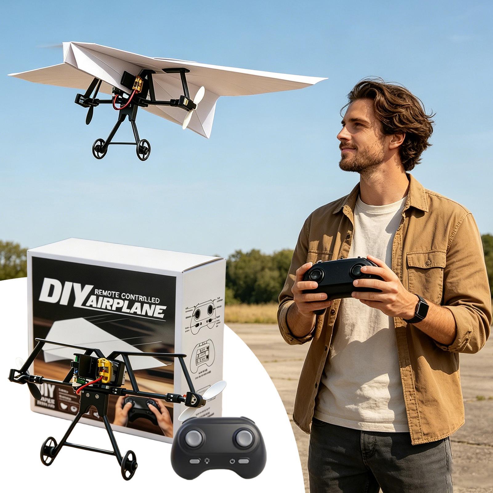 DIY RC Paper Airplane Kit Plan - Kids Outdoor Exercise Equipment recension och pris