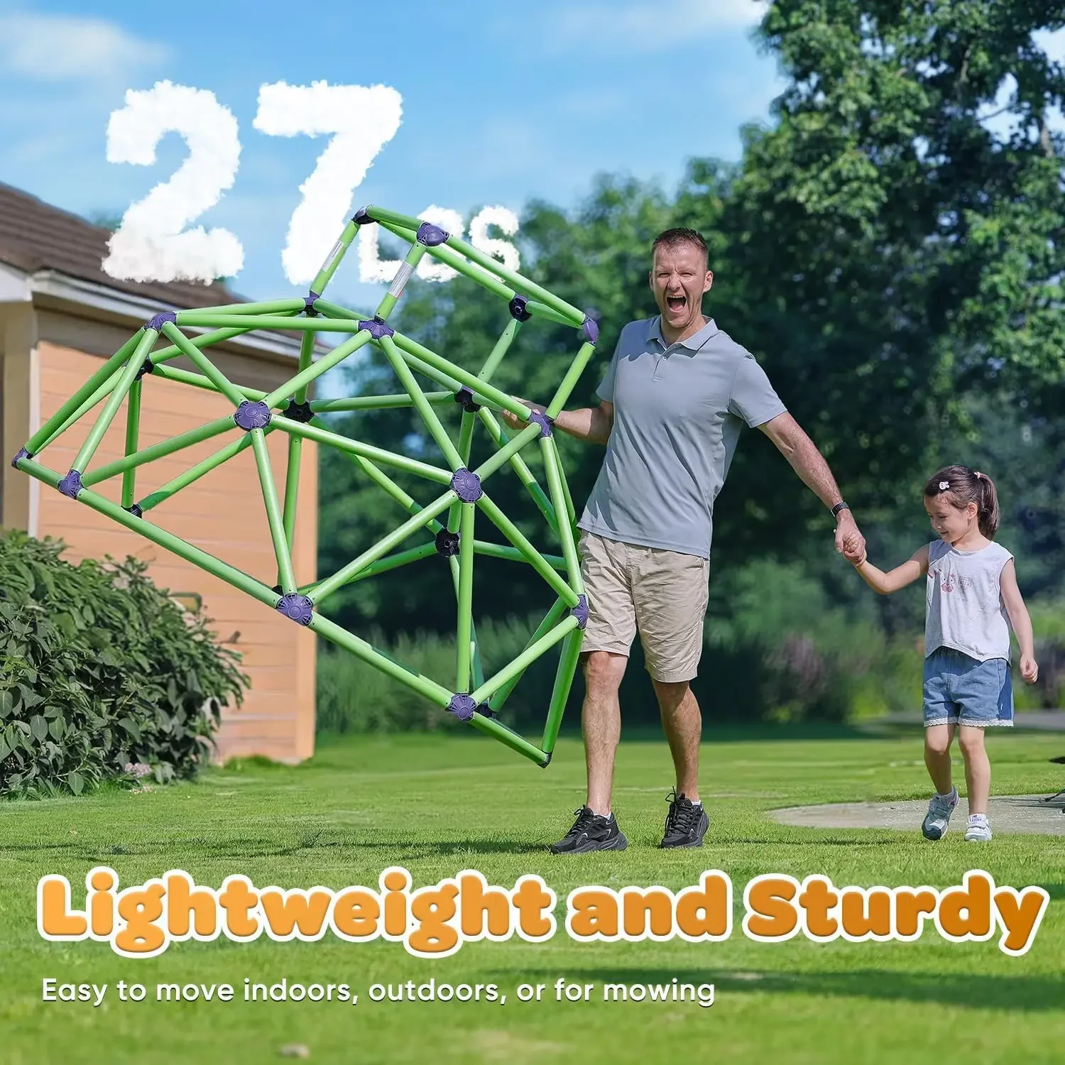 Zupapa Monkey Bars Climbing Do - Kids Outdoor Jungle Gym Dome recension och pris