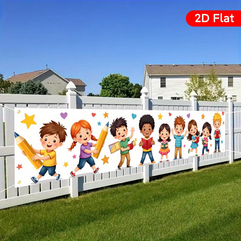 VIKAMA Back to School Yard Ban - Kids Outdoor Fence recension och pris