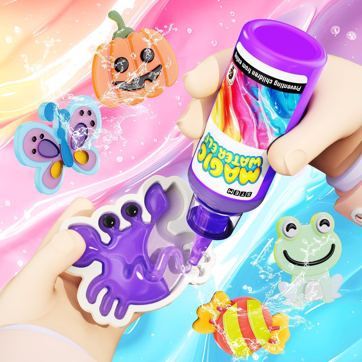 Magic Gel Water Beads Toy: 12- - Kids Outdoor Tools recension och pris