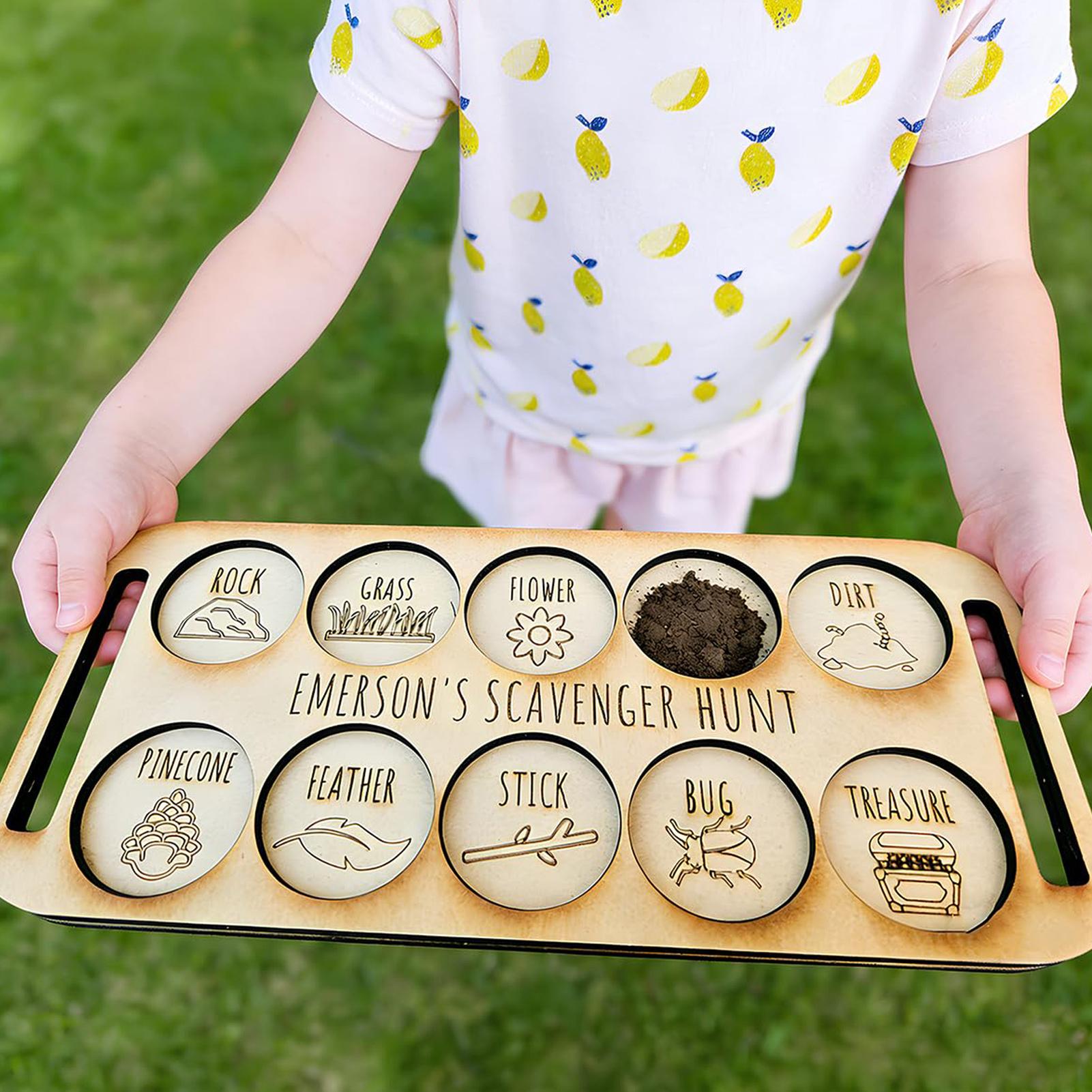 Scavenger Hunt for Kids Wooden - Kids Outdoor Scavenger Hunt recension och pris