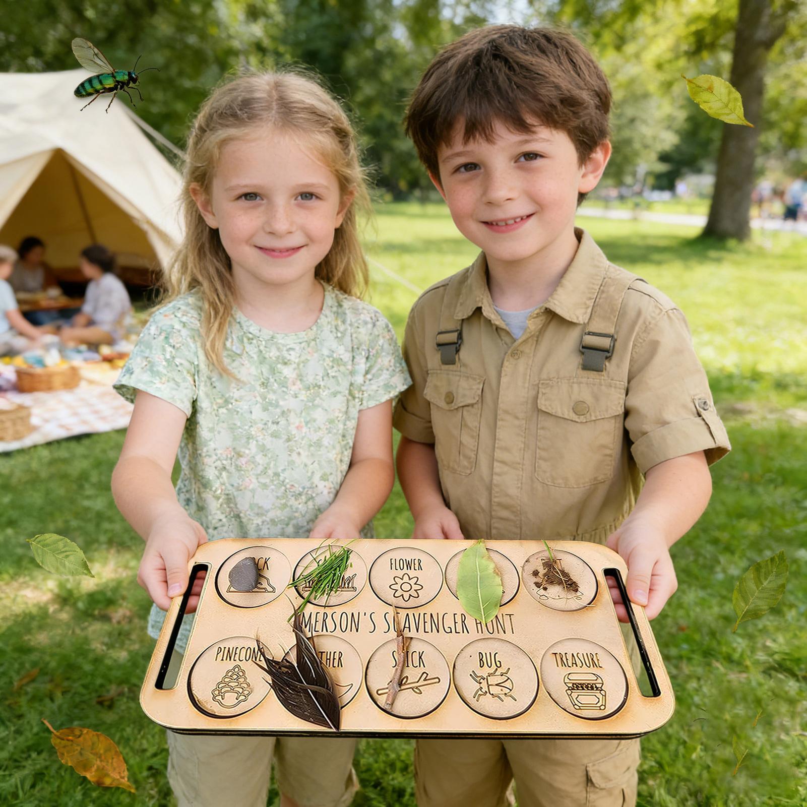 Scavenger Hunt for Kids Wooden - Kids Outdoor Scavenger Hunt recension och pris