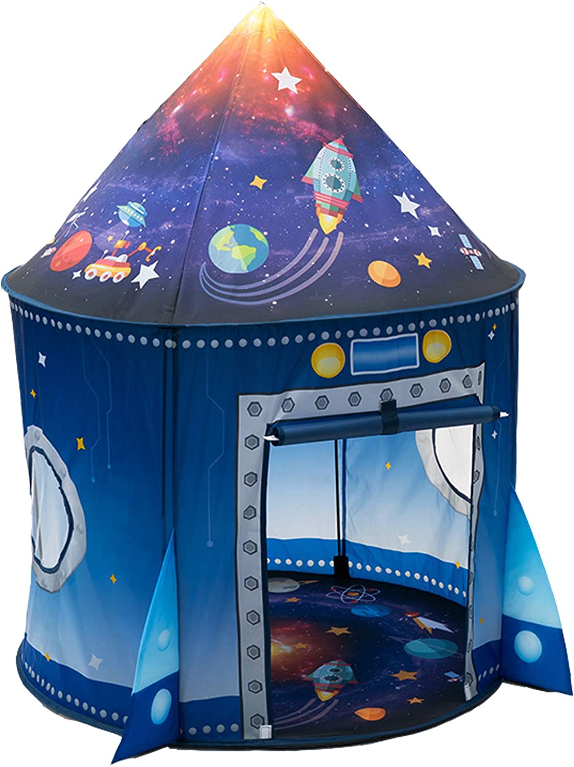 Rocket Ship Kids Tent Pop Up P - Kids Outdoor Fence recension och pris