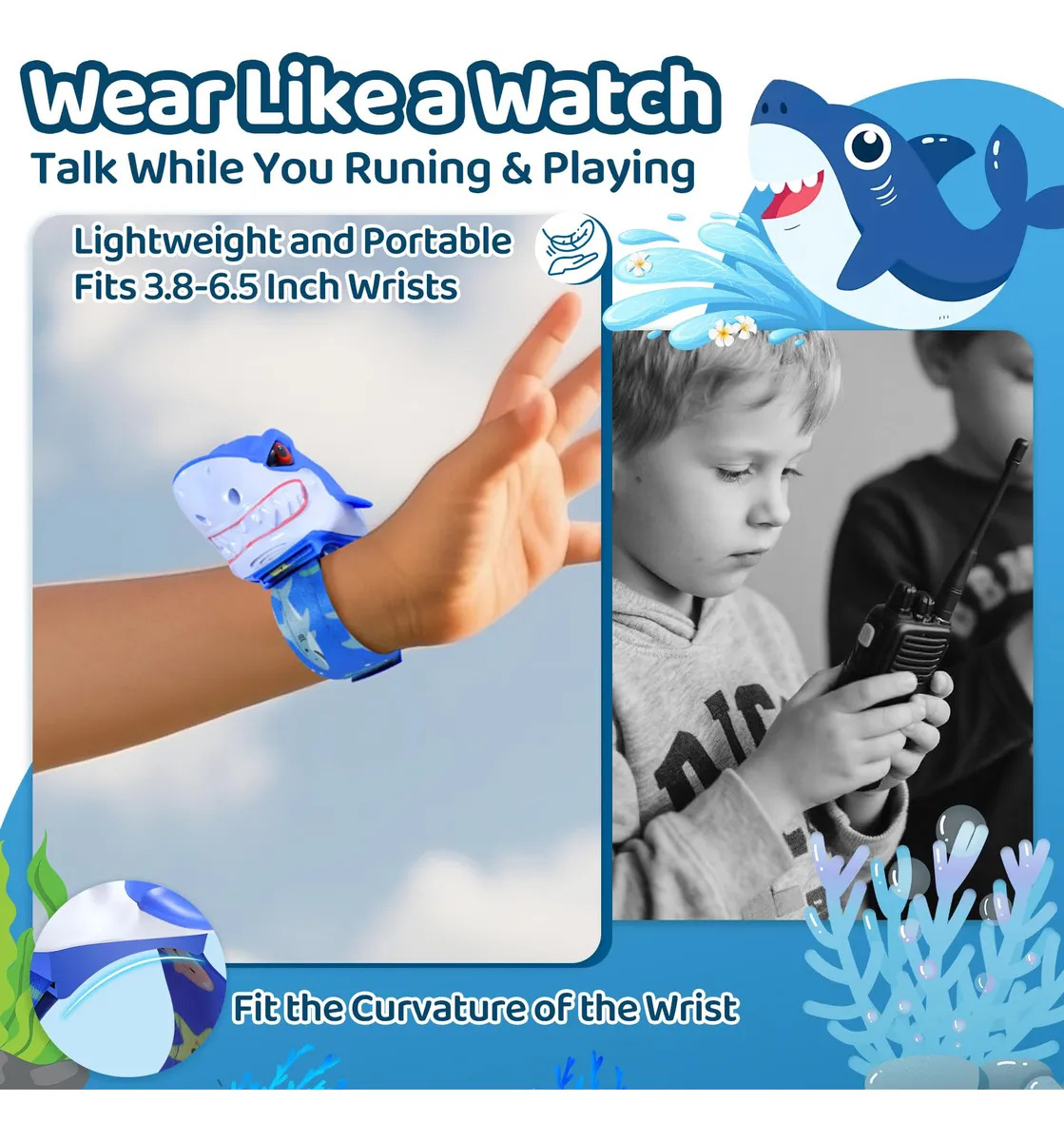 Kids Electric Walkie-talkie To - Kids Outdoor Music recension och pris