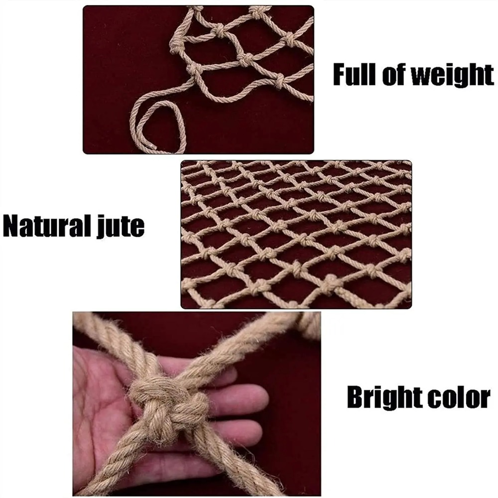Hemp Rope Climbing Net Garden  - Kids Outdoor Tools recension och pris