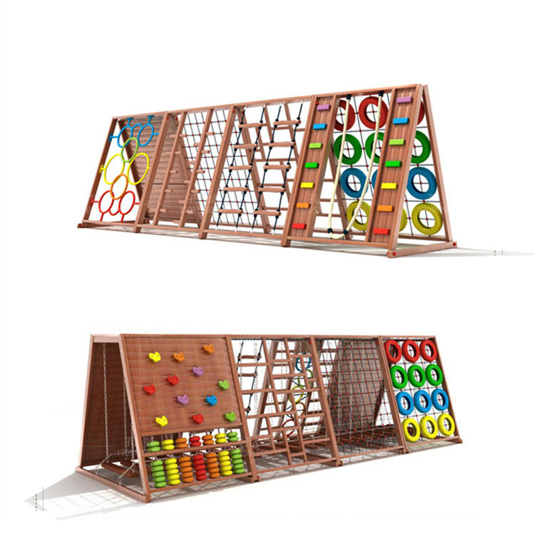 Outdoor Climbing Rock Frame Wo - Kids Outdoor Wooden Climbing Frame recension och pris