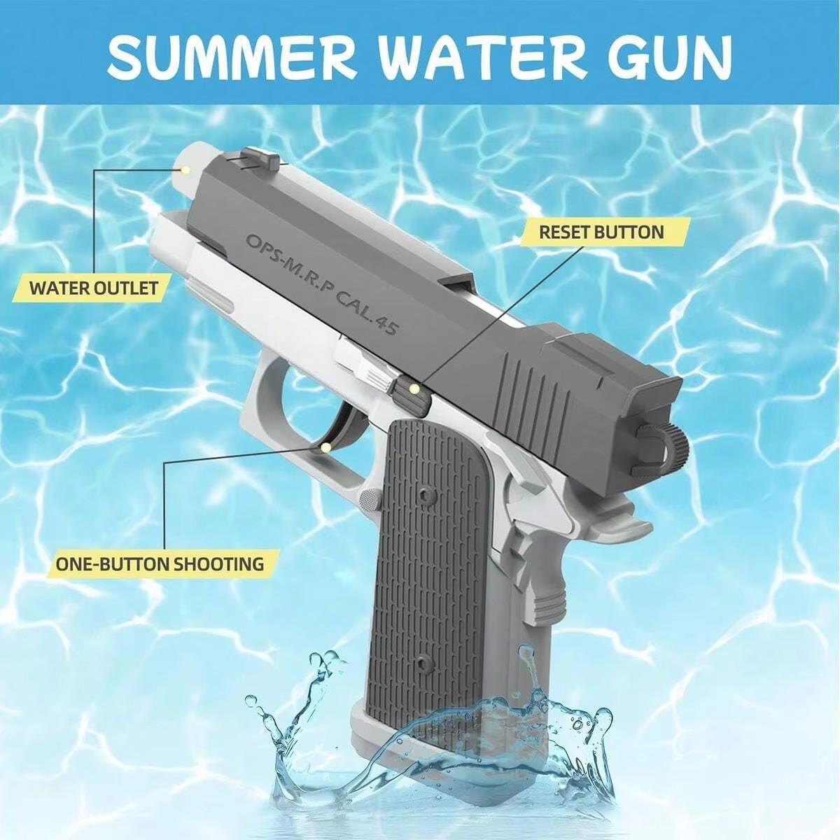 M1911 Summer Water Guns Pistol - Kids Outdoor Music recension och pris